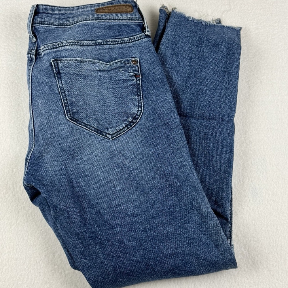 Mavi Womens Jeans 28 Adriana Ankle Low Rise Super Skinny Distressed